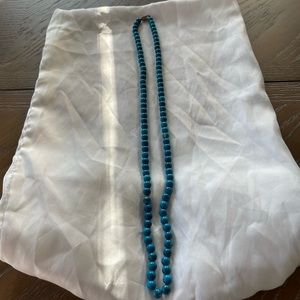 Blue Genuine Turquoise Necklace for Women